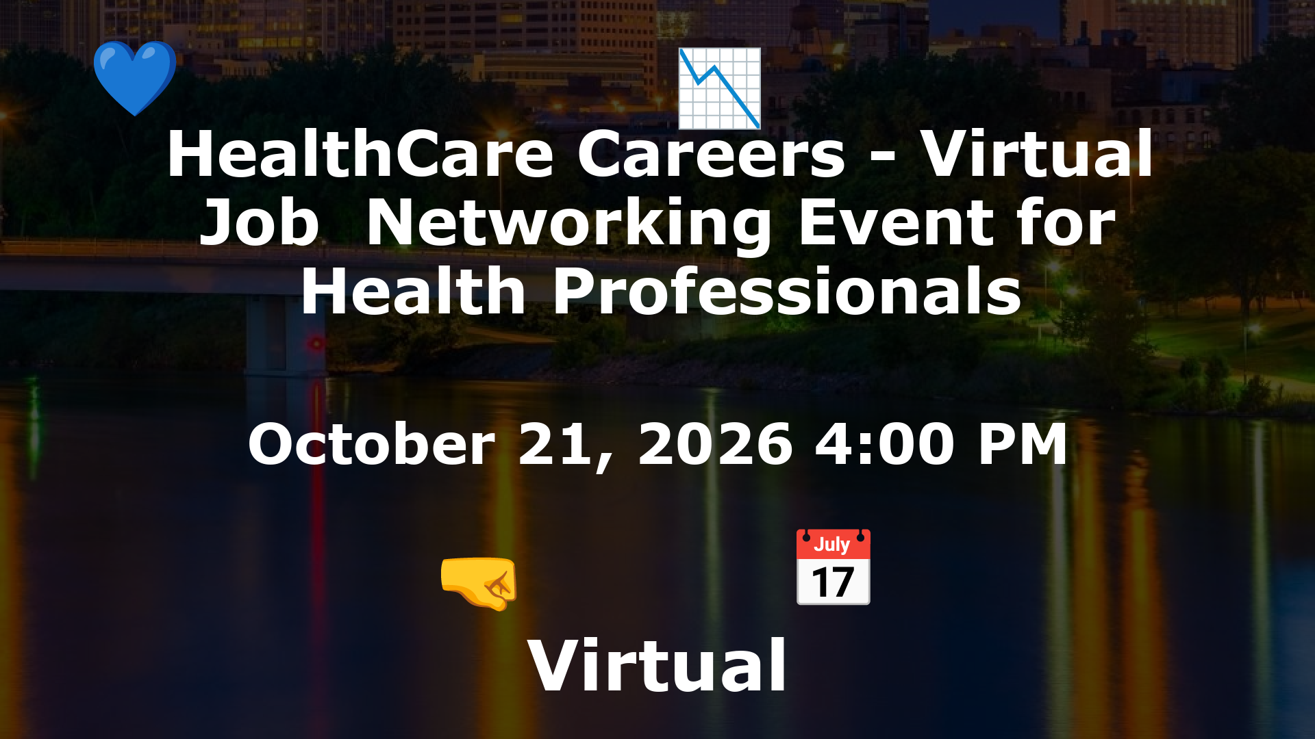 HealthCare Careers - Virtual Job  Networking Event for Health Professionals event image